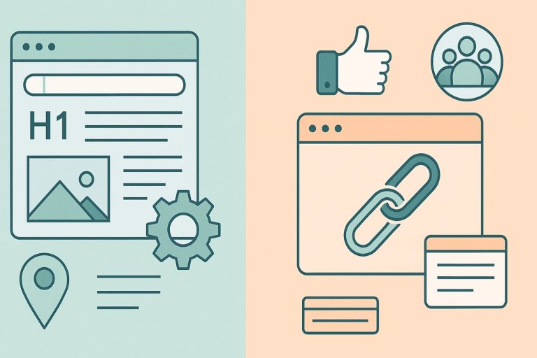 On-site vs Off-site SEO – proste porównanie