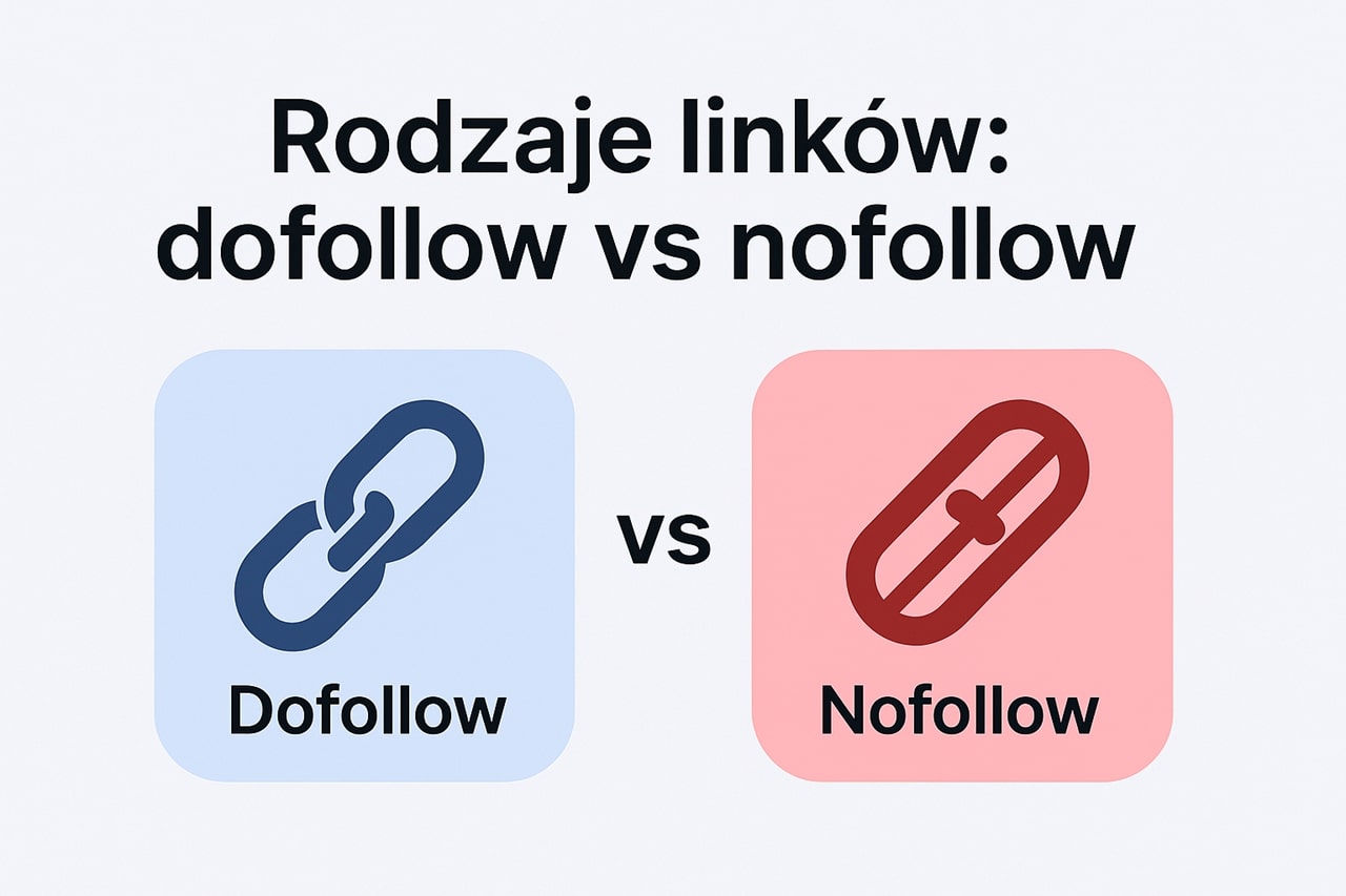 Rodzaje linków nofollow vs dofollow