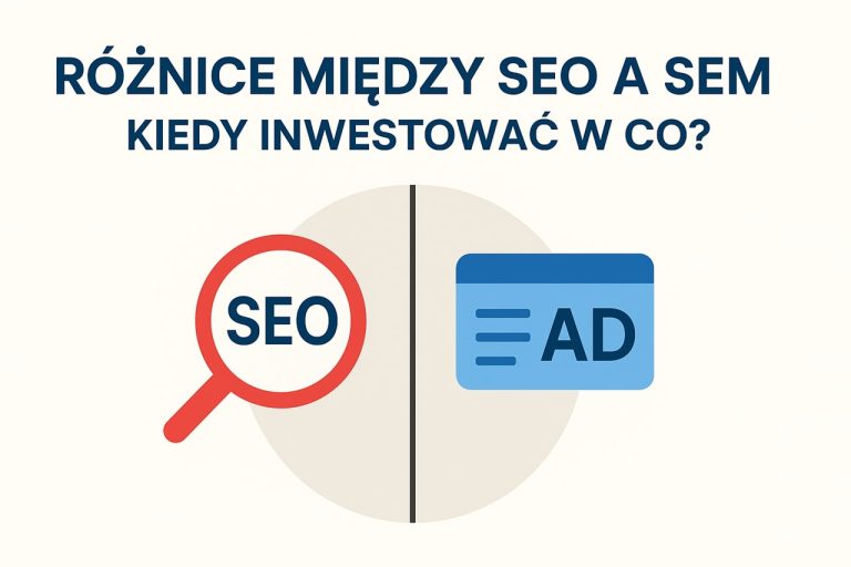 różnice między seo a sem kiedy inwestować w co i dlaczego