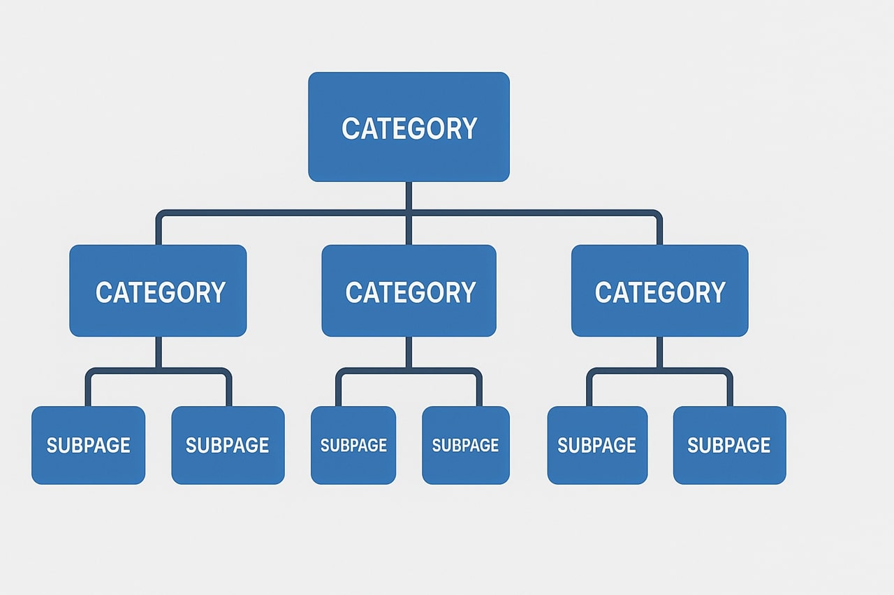 Struktura kategorii i podstron w serwisie - kompletny przewodnik po architekturze informacji