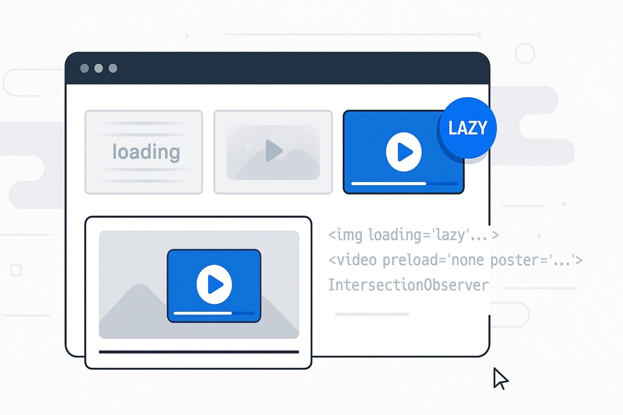 Jak wdrożyć lazy loading obrazów i wideo