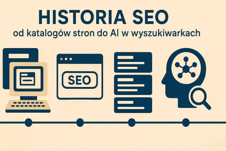 Historia SEO – od katalogów stron do AI w wyszukiwarkach