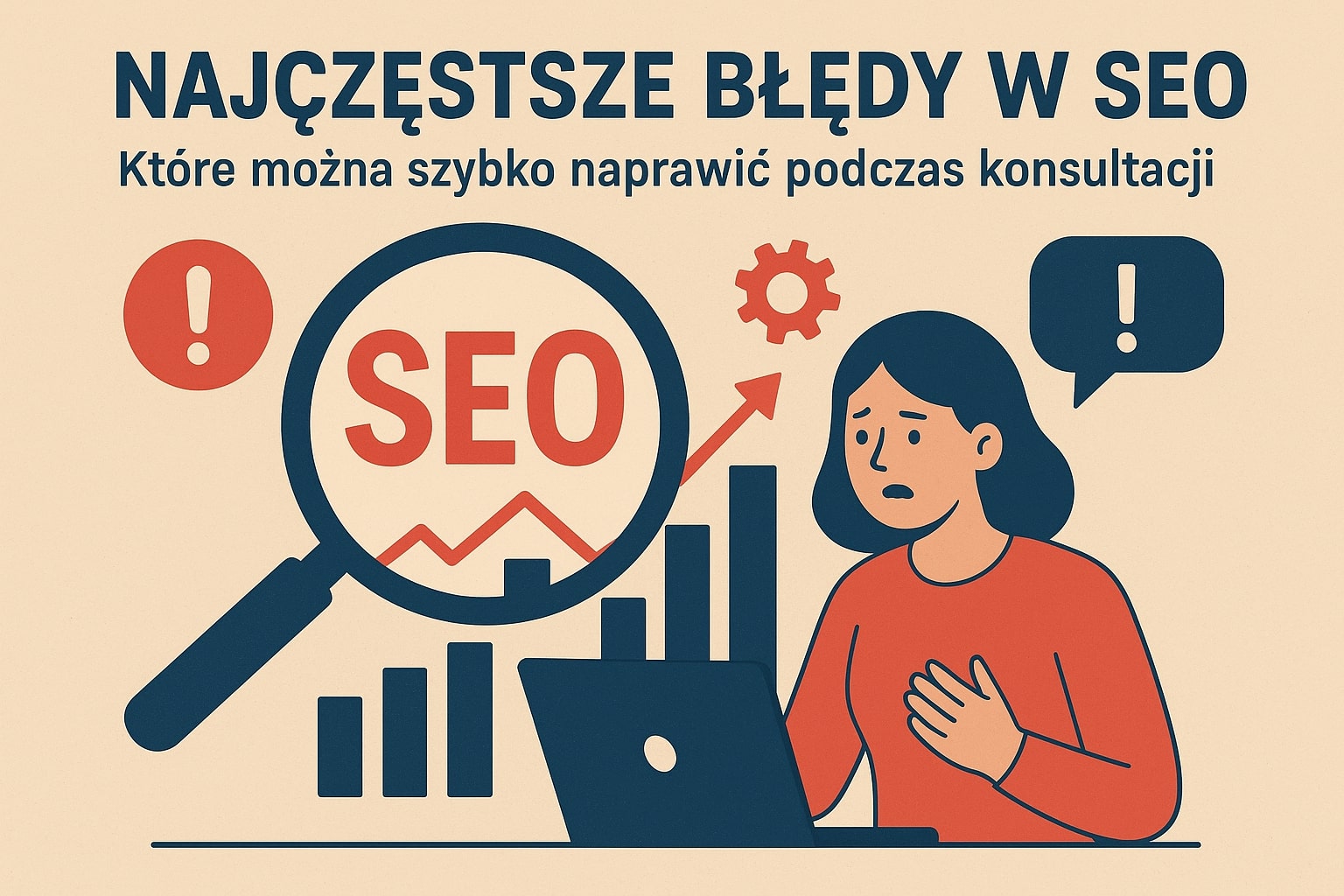 Najczęstsze błędy w SEO, które można szybko naprawić podczas konsultacji